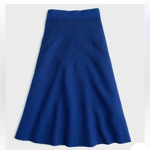 J crew wool sweater midi skirt